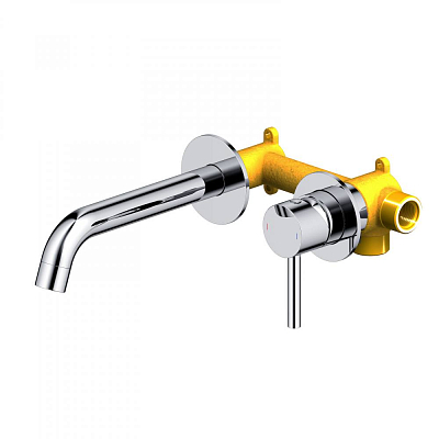Смеситель для раковины встроенный Timo Saona 2372/00SM хром 400_400_2835705